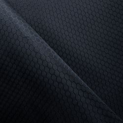 Ткань Оксфорд 300D PU Рип-Стоп СОТЫ, цвет Черный (на отрез)  в Новочеркасске