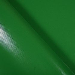 Ткань ПВХ 450 гр/м2, Зелёный (Ширина 160см), на отрез  в Новочеркасске
