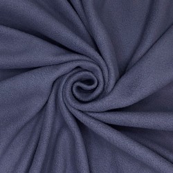 Ткань Флис Односторонний 130 гр/м2, цвет Темно-серый (на отрез)  в Новочеркасске