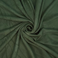 Ткань Флис Односторонний 130 гр/м2, цвет Темный хаки (на отрез)  в Новочеркасске