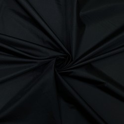 Ткань Дюспо 240Т WR PU Milky, цвет Черный (на отрез)  в Новочеркасске