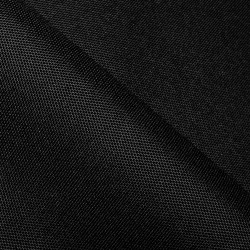 Прорезиненная ткань Оксфорд 600D ПВХ, Черный (на отрез)  в Новочеркасске