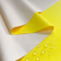 Водонепроницаемая Дышащая Мембранная ткань PU 10'000, цвет Жёлтый (на отрез)  в Новочеркасске
