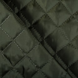Стеганая подкладочная ткань с синтепоном (100гр/м2), цвет Хаки (на отрез)  в Новочеркасске