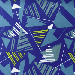 Ткань Оксфорд 210D PU, принт &quot;Лимонные треугольники&quot;   в Новочеркасске