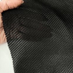 Сетка 3D трехслойная Air mesh 165 гр/м2, цвет Черный (на отрез)  в Новочеркасске